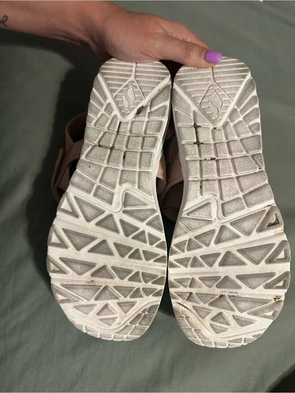 Skechers Pink Platform Sport Sandals